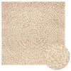 vidaXL Covor ZIZUR aspect iută, 120x120cm, pentru interior și exterior