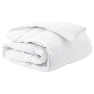 vidaXL Duvet de iarnă 240 x 200 cm Iarnă Pene Alb Respirabil