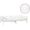 vidaXL Pat de zi cu saltea, 90x200 cm, lemn masiv de pin