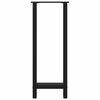 vidaXL Picioare de masă de bar, negre, 2 buc., 50x(100-101) cm, oțel