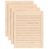 vidaXL Uși de dulap design lambriu 4 buc. 61,5x49,4 cm lemn masiv pin
