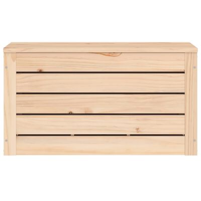 vidaXL Cutie de depozitare, 59,5x36,5x33 cm, lemn masiv de pin