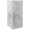 vidaXL Mese laterale 2 buc cu raft beton gri 25,5x27x60 cm