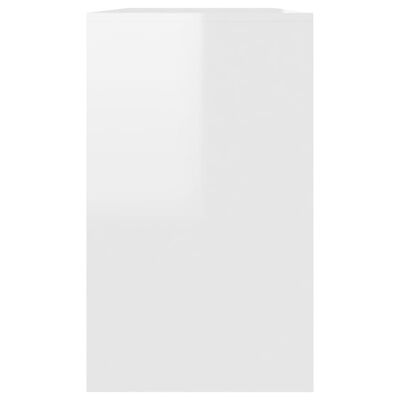 vidaXL Servantă, alb extralucios, 120x41x75 cm, PAL