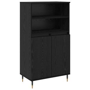 vidaXL Bufet Negru 60 x 36 x 110 cm Lemn prelucrat
