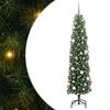 vidaXL Brad de Crăciun artificial Verde 180 cm PVC și oțel și plastic