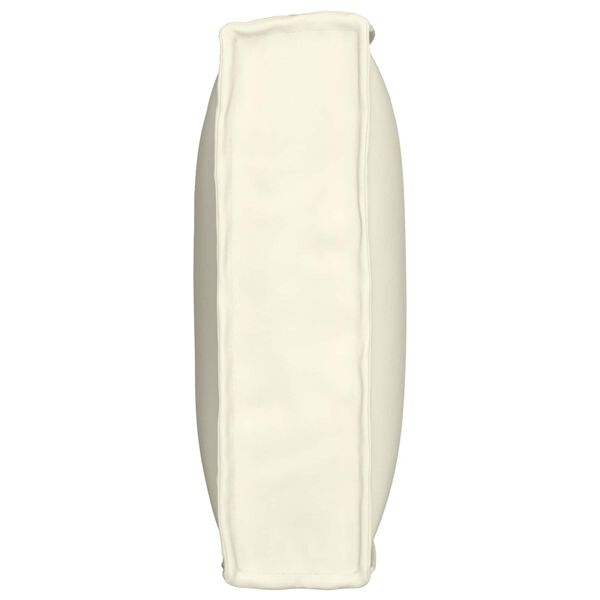 vidaXL Pernă pentru spătar din paleți cu pernă Crem 80 x 40 x 12 cm