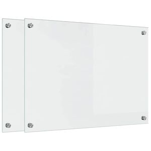 vidaXL Spate de bucătărie Transparent 70 x 50 cm sticlă securizată