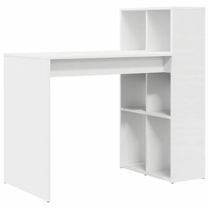 vidaXL Birou Alb Lemn prelucrat 108 x 55 x 103.5 cm