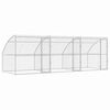 vidaXL Cușcă pentru c&acirc;ini 3 buc. Argintiu 6 x 2 x 2 m Oțel galvanizat