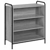 vidaXL Bufet Sonoma gri 97 x 33 x 81 cm Lemn prelucrat