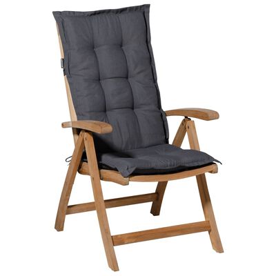 Madison Pernă scaun cu spătar înalt Panama gri 123 x 50 cm PHOSB239