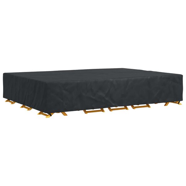 vidaXL Husă pentru mobilă Simplu Negru 400 x 300 x 70 cm 210D