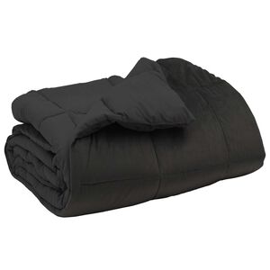 vidaXL Duvet de iarnă Patos Antracit 240 x 260 cm Microfibră