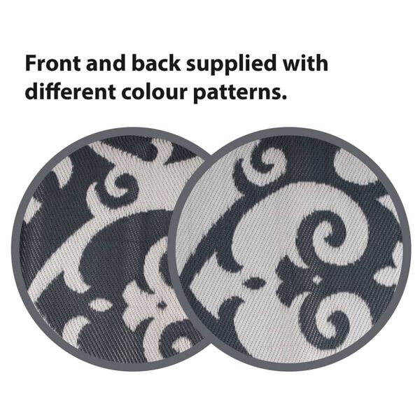 Bo-Camp Covor de exterior Chill mat Oriental, șampanie, 2,7x3,5 m, XL