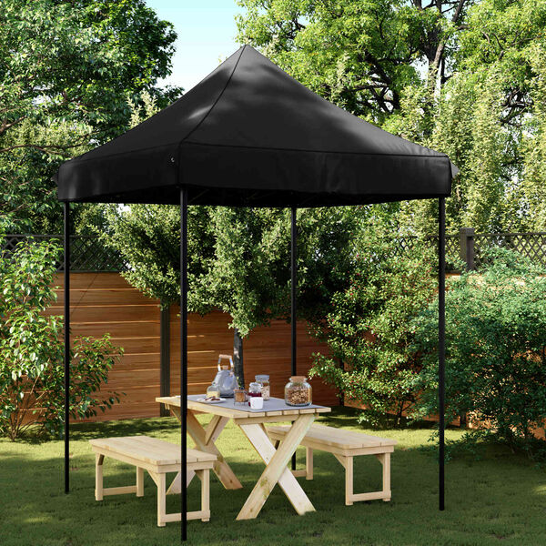 vidaXL Cort pentru Petreceri Negru 200 x 200 x 306 cm Material Oxford