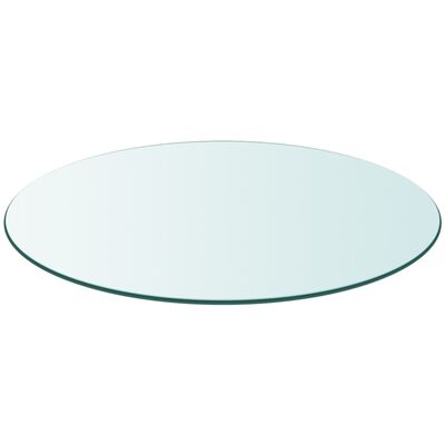 vidaXL Blat de masă din sticlă securizată, rotund, 300 mm