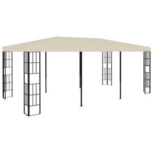 vidaXL Pavilion, crem, 3 x 6 m