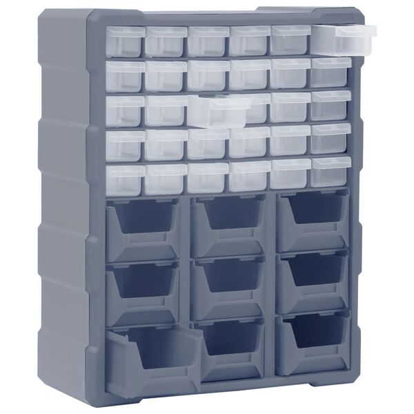 vidaXL Organizator cu 39 de sertare, 38x16x47 cm