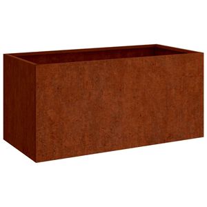 vidaXL Jardinieră, 62x30x29 cm, oțel corten