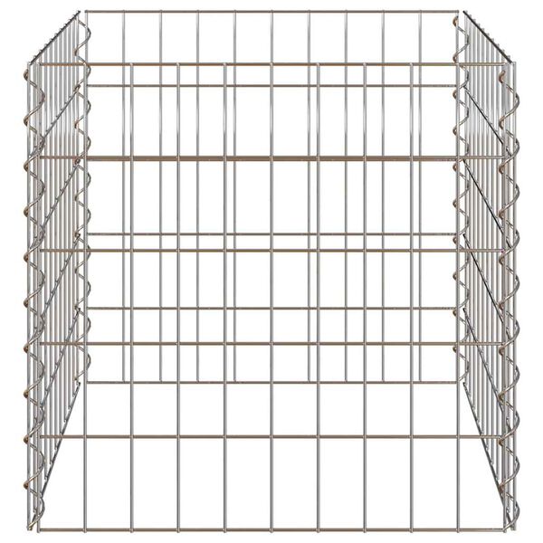 vidaXL Compostor Gri Oțel