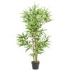 vidaXL Arbore din bambus artificial 552 de frunze 120 cm verde