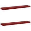 vidaXL Perne pentru bancă 2 bucăți VUGHT 2 pcs 100% Polyester Roșu Vin