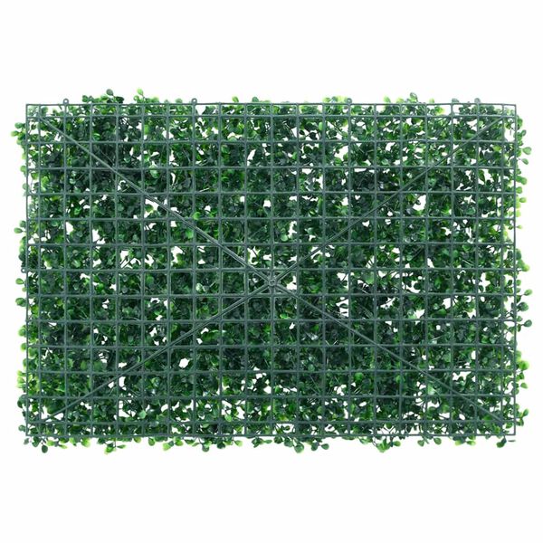 &nbsp;vidaXL Gard din frunze de arbust artificiale,&nbsp;24 buc. verde 40x60 cm