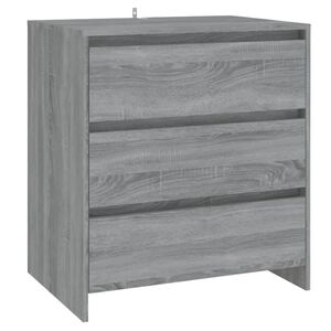 vidaXL Servantă, stejar sonoma gri, 70x41x75 cm, lemn prelucrat