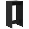 vidaXL Masă de bar 51 x 50 x 103,5 cm Lemn prelucrat Stejar Negru
