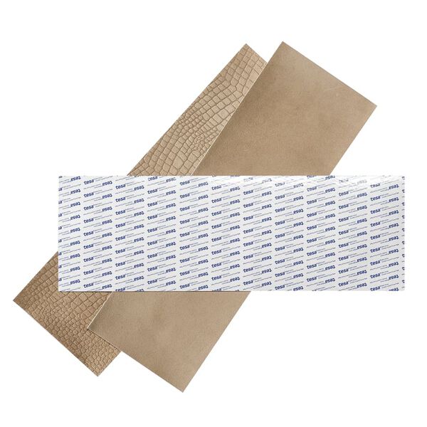 WallArt Plăci tip piele &bdquo;Salisbury&rdquo;, 16 buc., bej nisipiu