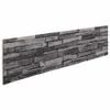 vidaXL Panouri de perete 10 pcs Antracit 100 x 25 cm Spumă EPS
