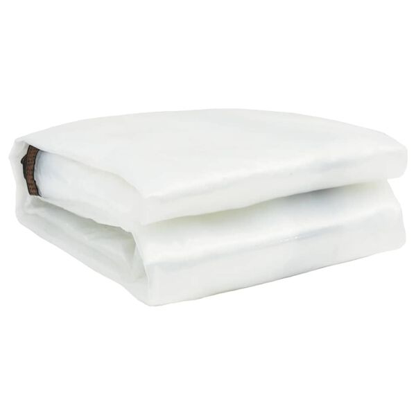 vidaXL Prelata transparenta cu ochiuri 1x6 m polietilena