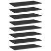 vidaXL Plăci raft 8 buc. negru extralucios 60x30x1,5cm lemn prelucrat
