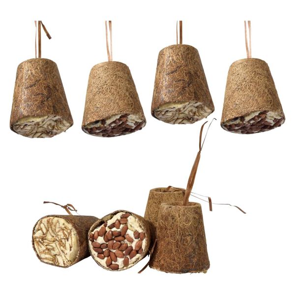 dobar Clopote cu hrană pentru păsări, 8 piese