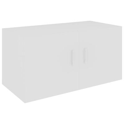 vidaXL Dulap montat pe perete, alb, 80x39x40 cm, PAL