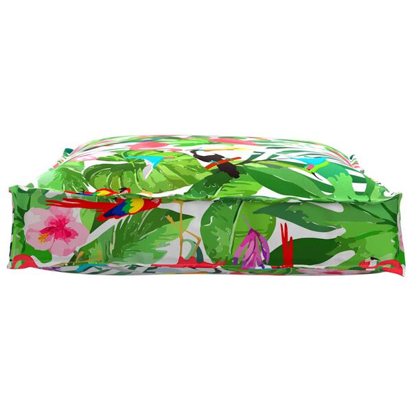 vidaXL Pernă Floral Multicolour 70 x 70 x 12 cm Material Oxford