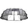 vidaXL Cort pentru piscină Transparent 538 x 440 x 204 cm