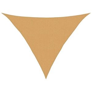 vidaXL P&acirc;nză parasolar, 2,5x2,5x3,5 m, triunghiular, 160 g/m&sup2;, HDPE