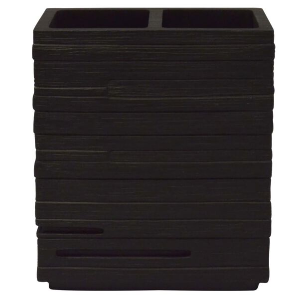 RIDDER Suport periuțe de dinți "Brick", negru