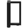 vidaXL Picioare pentru măsuță de cafea &icirc;n formă de T, 2 buc., negru, 28x25x(42-43) cm, oțel