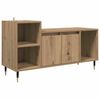 vidaXL Cabinet TV 100 x 35 x 55 cm Stejar Artizanal Lemn prelucrat