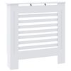 vidaXL Mască pentru calorifer, alb, 78 cm, MDF