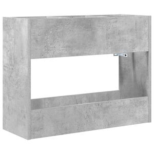 vidaXL Suport pentru umbrele Gri din beton 65 x 24 x 50 cm