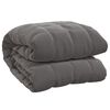 vidaXL Pătură cu greutăți, gri, 200x225 cm, 13 kg, material textil