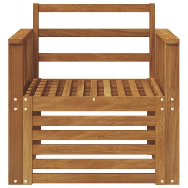 vidaXL Set de canapele de exterior natural 71 x 63 x 73 cm