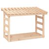 vidaXL Rastel pentru lemne de foc, 108x64,5x78 cm, lemn masiv pin