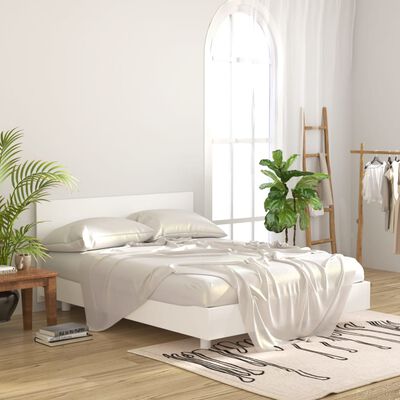 vidaXL Tăblie de pat, alb, 160x1,5x80 cm, lemn prelucrat