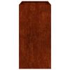 vidaXL Jardinieră Rusty 40x80x80 cm Oțel pentru intemperii