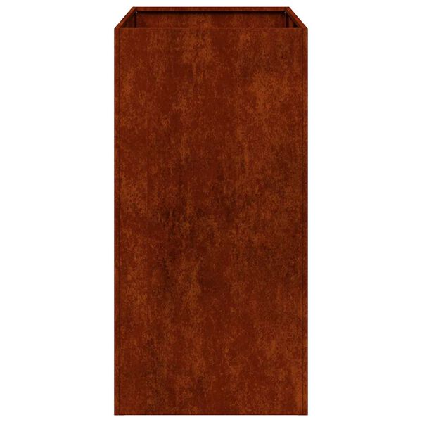 vidaXL Jardinieră Rusty 40x80x80 cm Oțel pentru intemperii